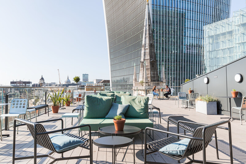 WeWork The Monument Rooftop Terrace WeWork The Monument London 020 3695 7895