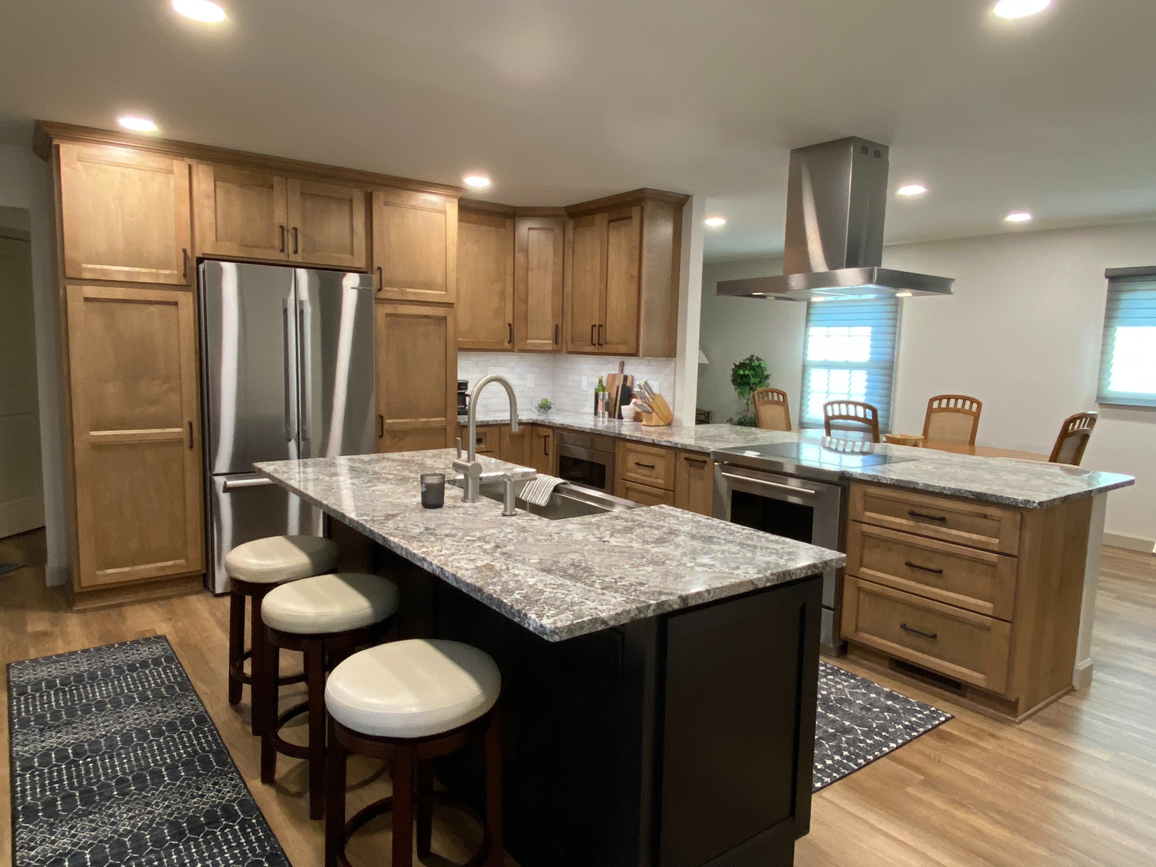 After: Open Layout kitchen area