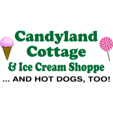 Candyland Cottage And Ice Cream Shoppe Logo