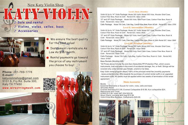 Images Katy Violin Shop
