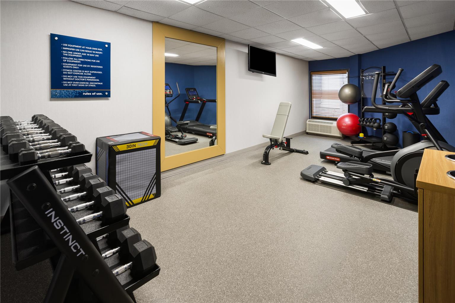 Health club  fitness center  gym 