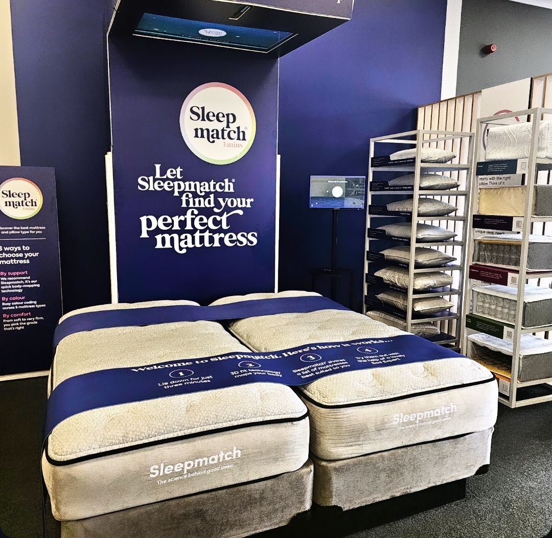 Head in-store for the full Sleepmatch™ experience. Our unique Sleepmatch™ technology matches you with your perfect bed.