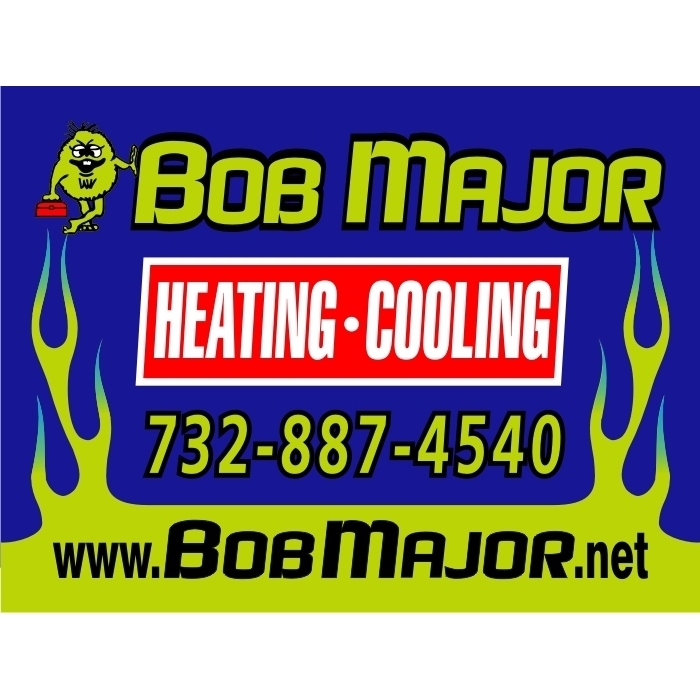 Bob Major Heating  and  Cooling Logo