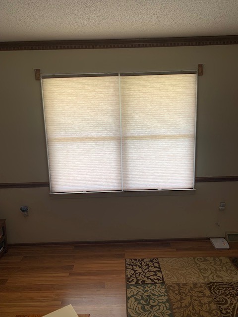 Cell Shade in guest bedroom