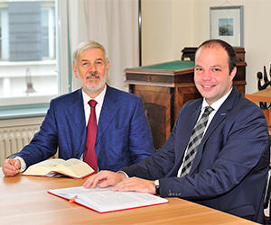 Rechtsanwälte Dr. Gottfried Waibel und Dr. Andreas Fussenegger, LL.M., Schulgasse 7/Europapassage in Dornbirn