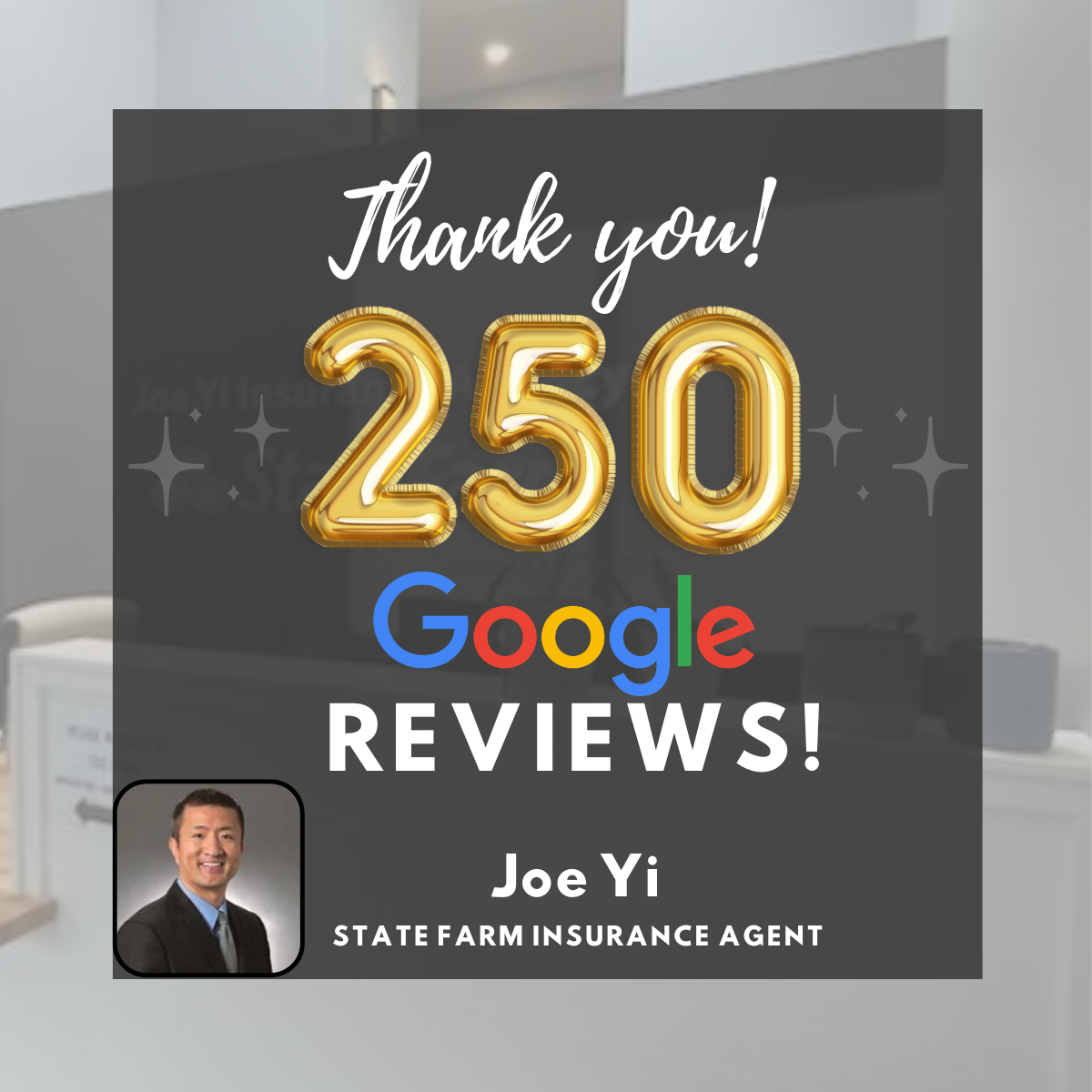 Thank you to our wonderful customers for 250 Google Reviews! We are so grateful for you all!