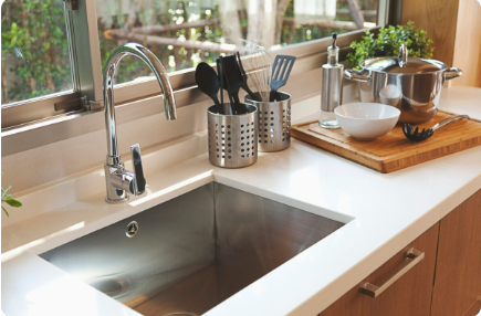 We also do sink installs with our renovation services.