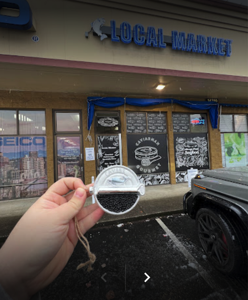 Local Market Seafood Market, Fish Market, and Caviar Store in Bellevue, WA.
