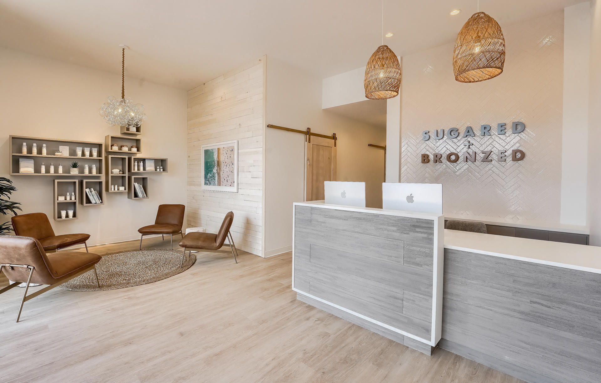 SUGARED + BRONZED Irvine lobby