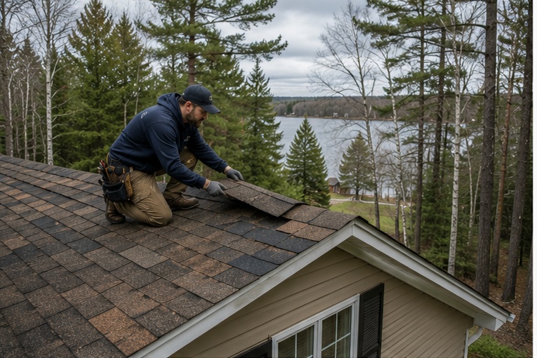 After a strong windstorm, it's worth taking a few minutes to walk around your property and look for signs of damage.