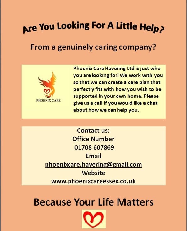 Phoenix Care (Havering) Ltd Romford 01708 607869