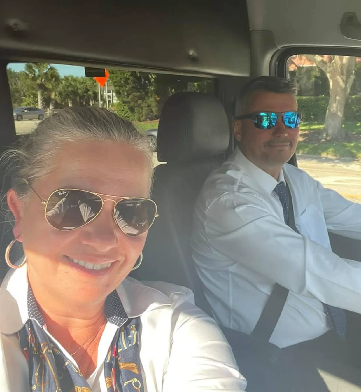 Owner owned and operated. All drivers have a background check and this is an airport transfer in ST Petersburg Florida