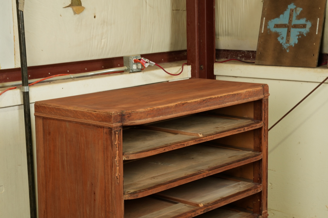 Antique Chest Repair in Fort Collins - Before - Angled View
