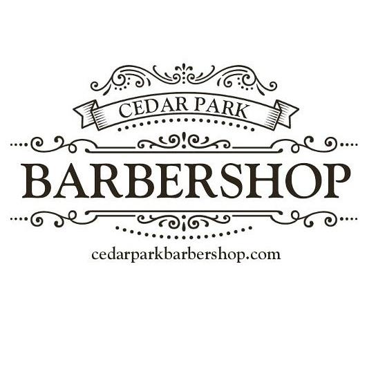 Cedar Park Barbershop Logo