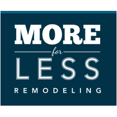 More For Less Remodeling Logo
