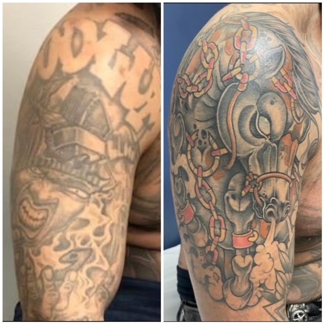 Right Bicep Cover Up