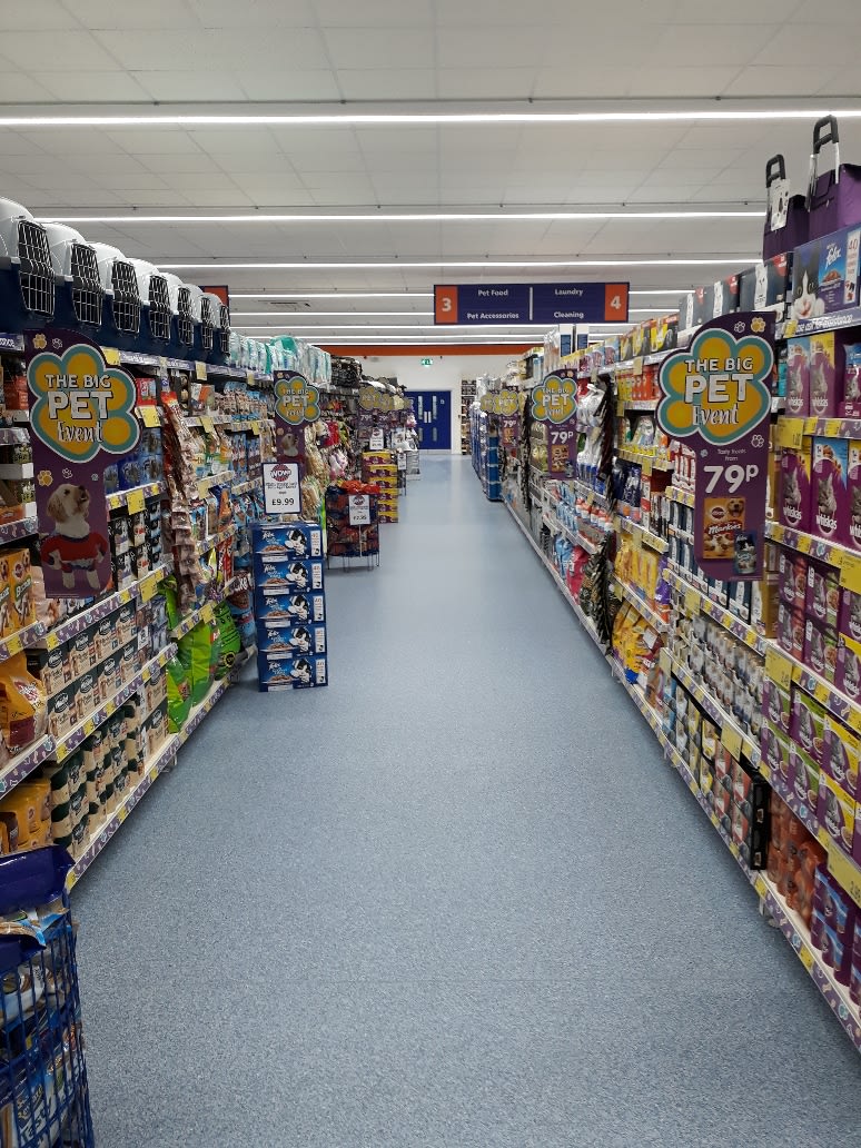 B&M's new store at Cromwell Retail Park, Wisbech features an extensive pet range.