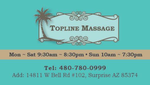 Here at Topline Massage, we love being a part of helping taking part in peoples wellness and a better life.