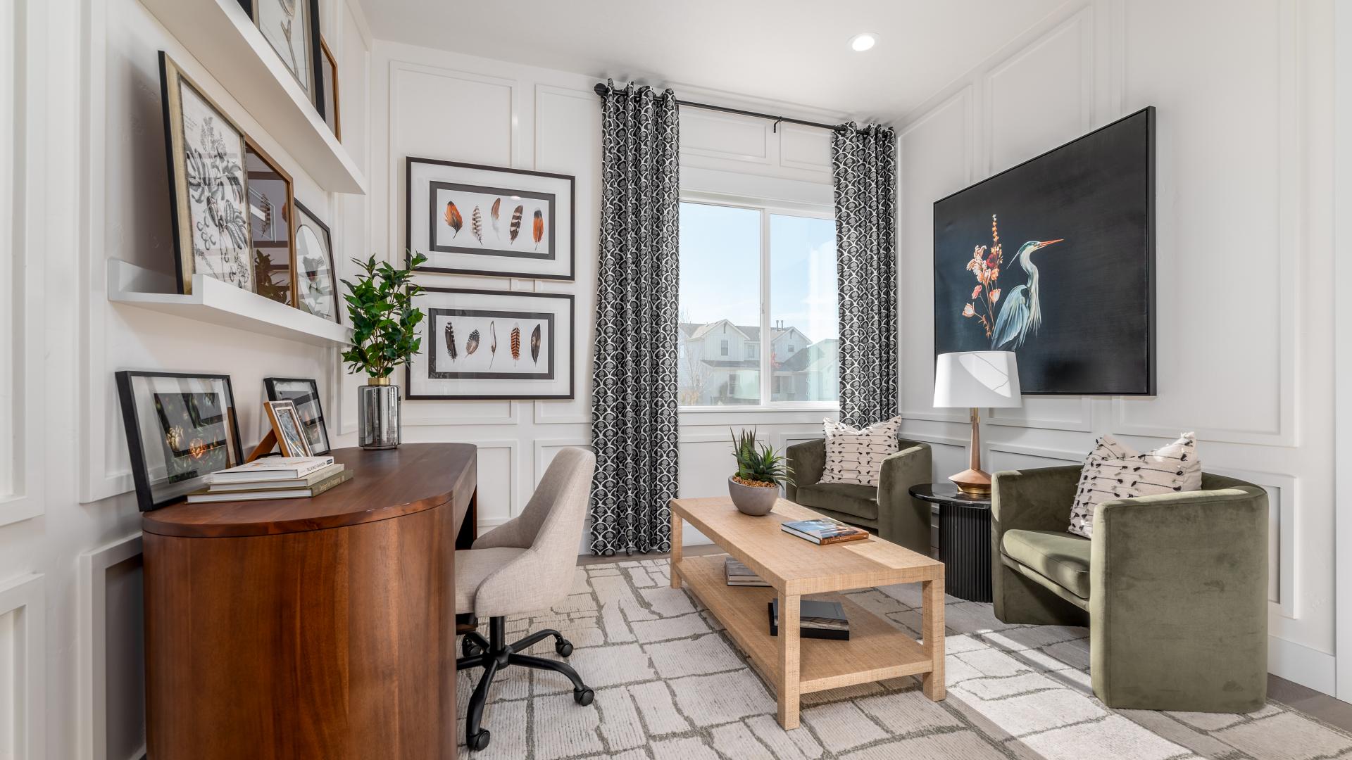 Dedicated home office ideal for work, study, or everyday tasks