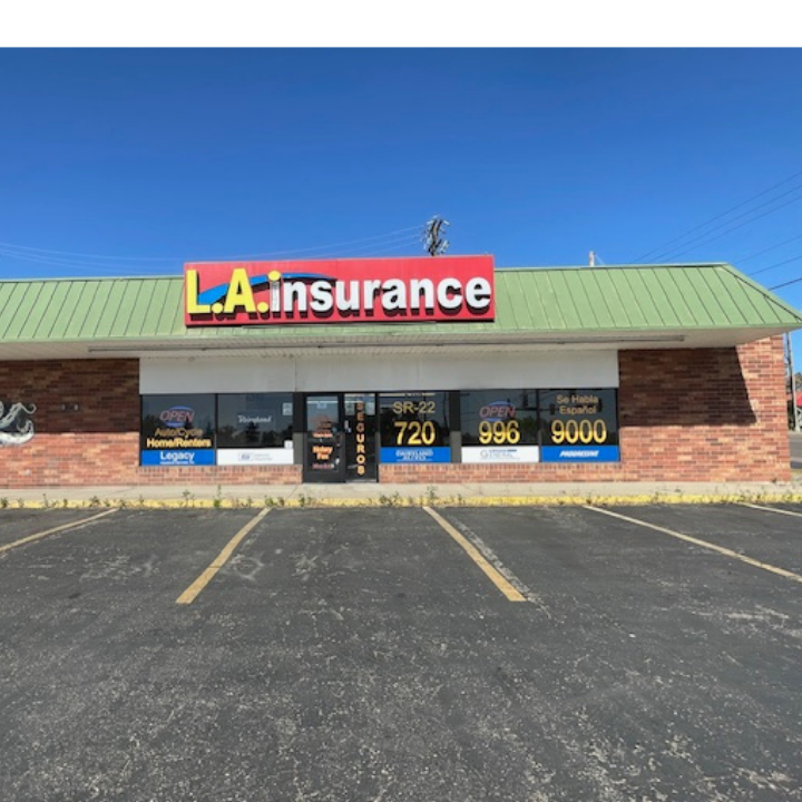 Exterior of the L.A. Insurance Agency located at 6395 Wadsworth Blvd. in CO 