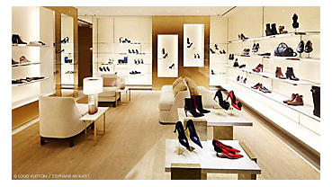 Louis Vuitton Selfridges Shoe Salon London 020 7297 6801