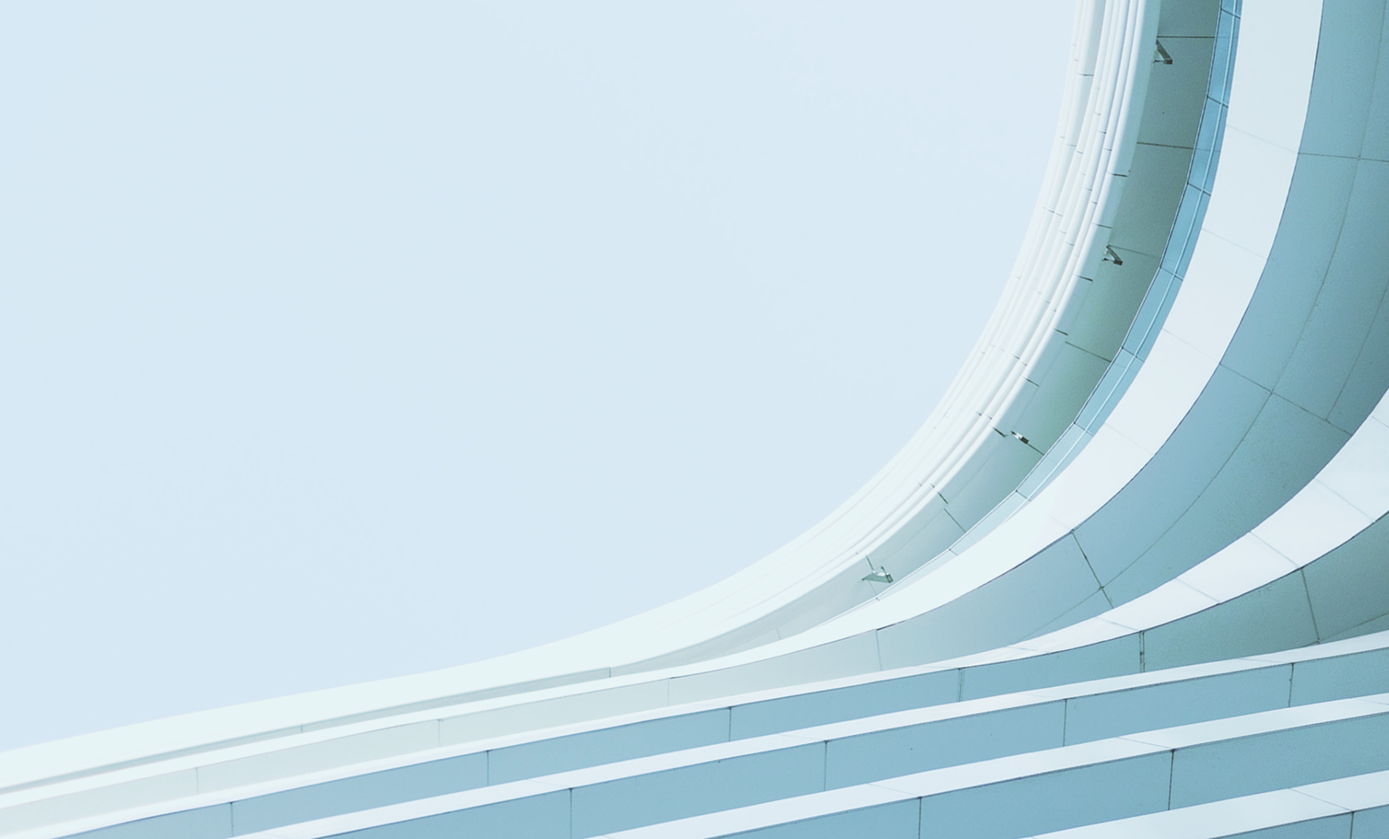 Abstract curved architecture.