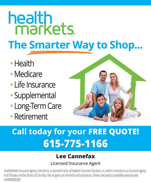 Images HealthMarkets Insurance - Lee Cannefax