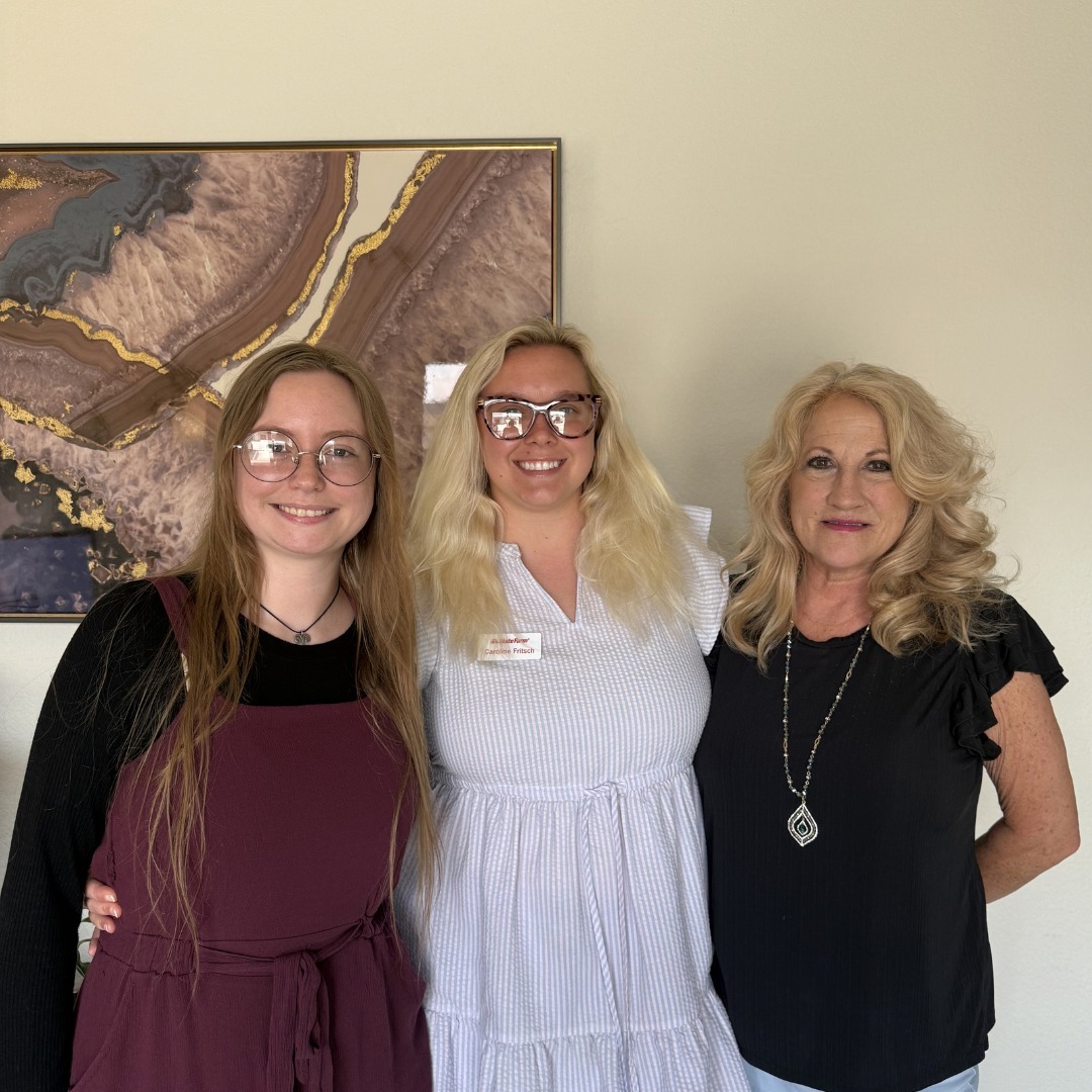 Chances are, if you've called our office, you've talked to one of these ladies! Meet Camron, Caroline, and Miriam! Always ready to pick up and help out. Now you can put a face to the voice!