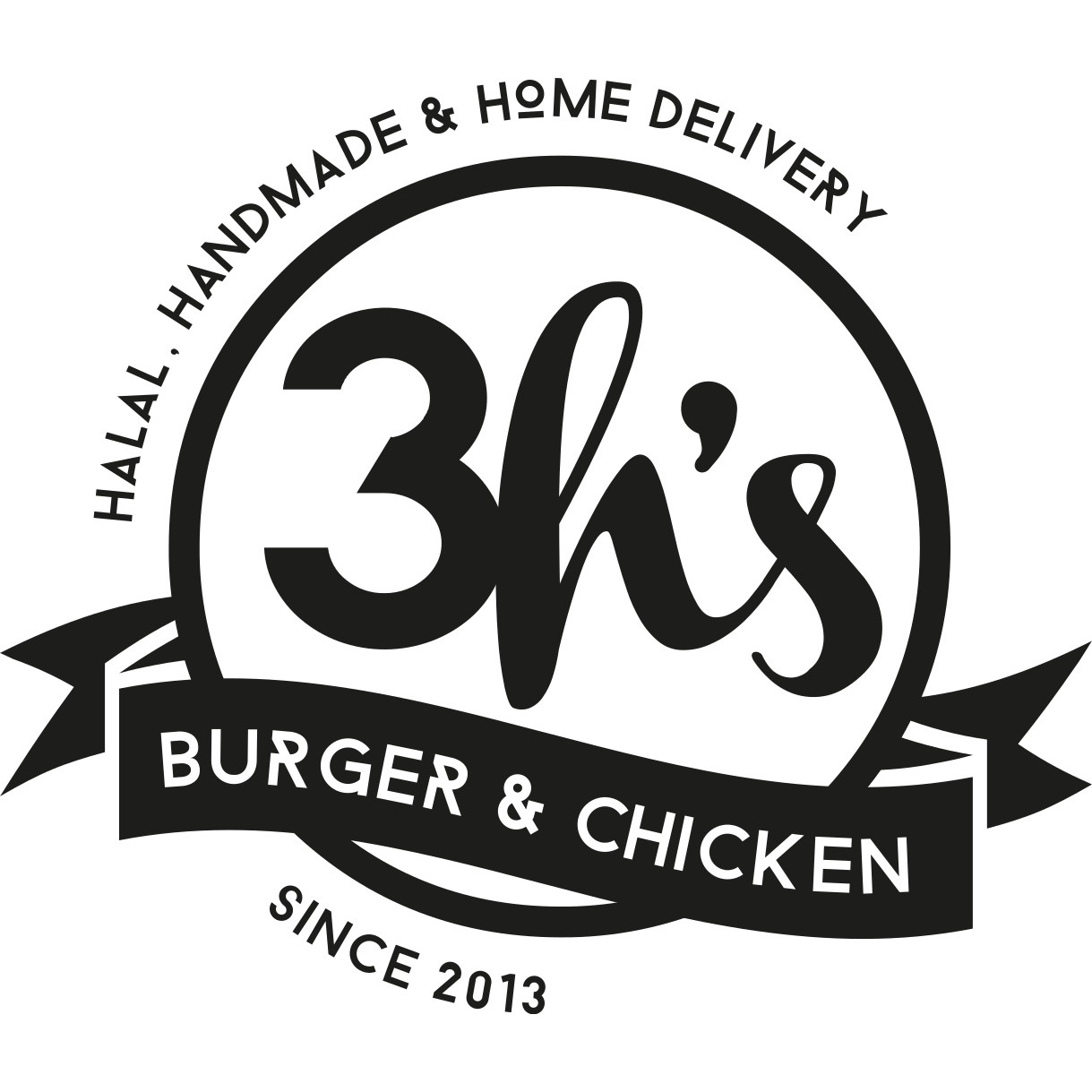 Logo von 3hs Burger & Chicken