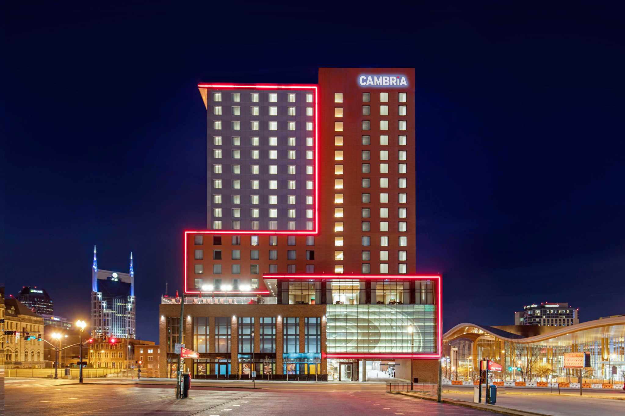 hotels near bridgestone arena nashville tn