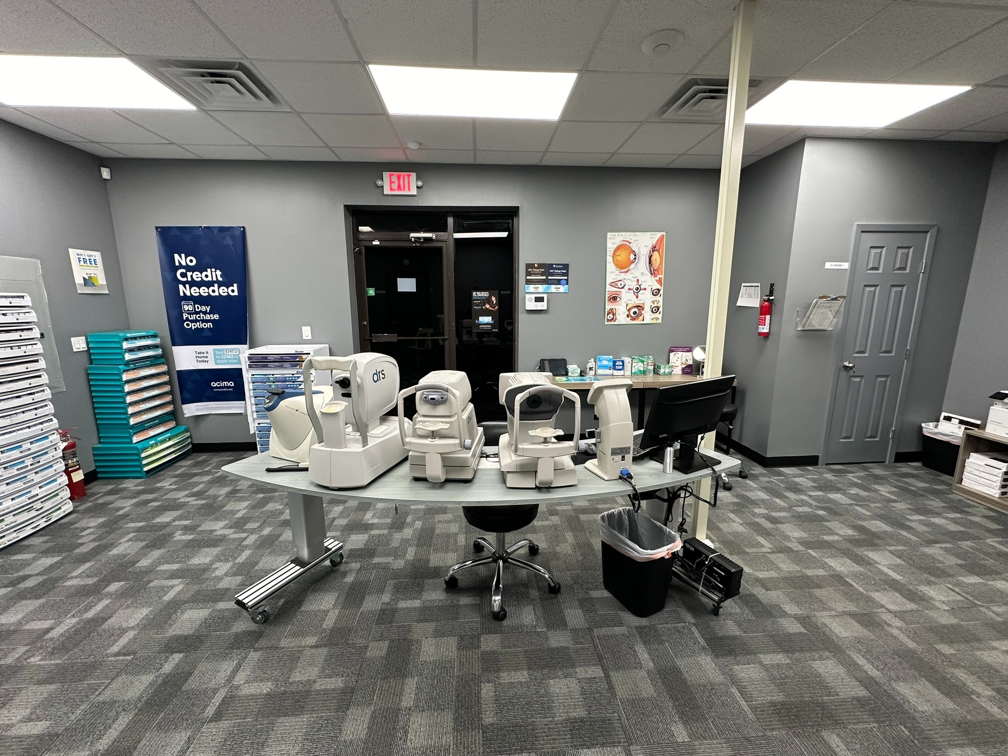Eye Exam Equipment at Stanton Optical Store Carrollton TX 75006