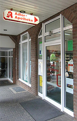 Adler-Apotheke, Marktplatz 2 in Altenberge