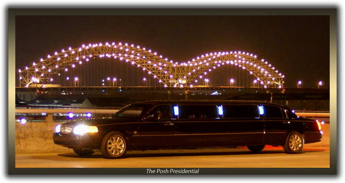 Presidential limo 8-10 passenger. A Posh Limousine Service Memphis (901)550-8556