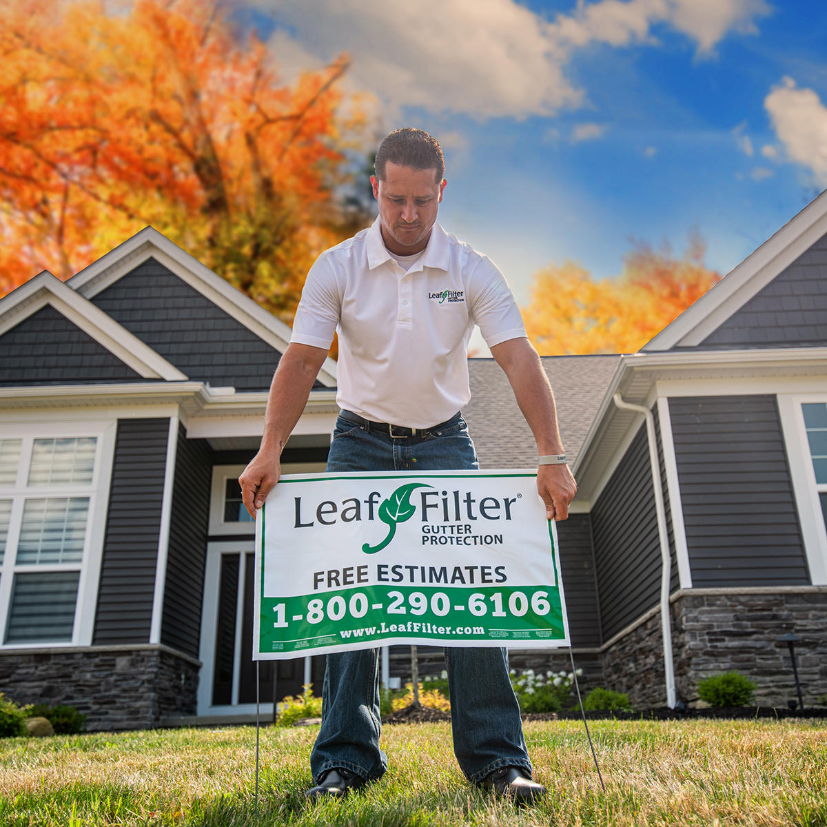 Photo of LeafFilter Gutter Protection, 22405 N 19th Avenue  Phoenix AZ, 85027, (800)290-6106, gutter cleaning service