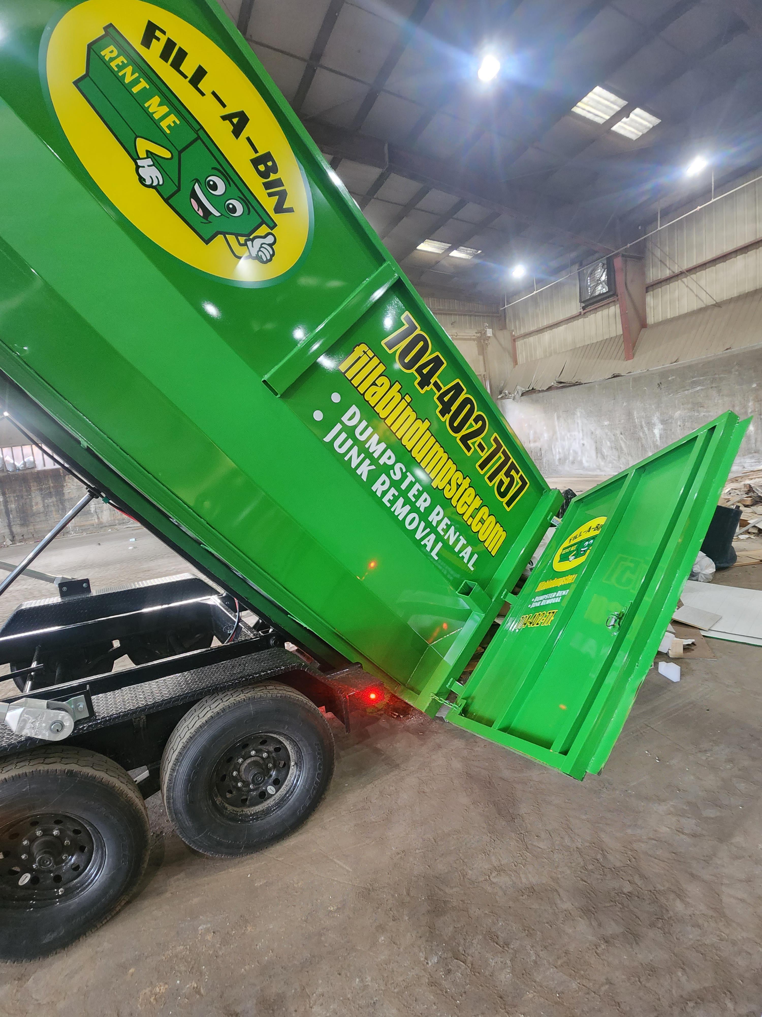 Simplify your waste removal with our local dumpster removal services. Fill-A-Bin Dumpster Rental & Junk Removal ensures prompt and hassle-free removal of dumpsters from your residential or commercial property.