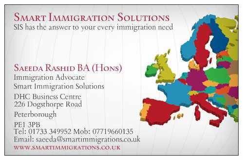 Smart Immigration Solutions Ltd Peterborough 07719 660135