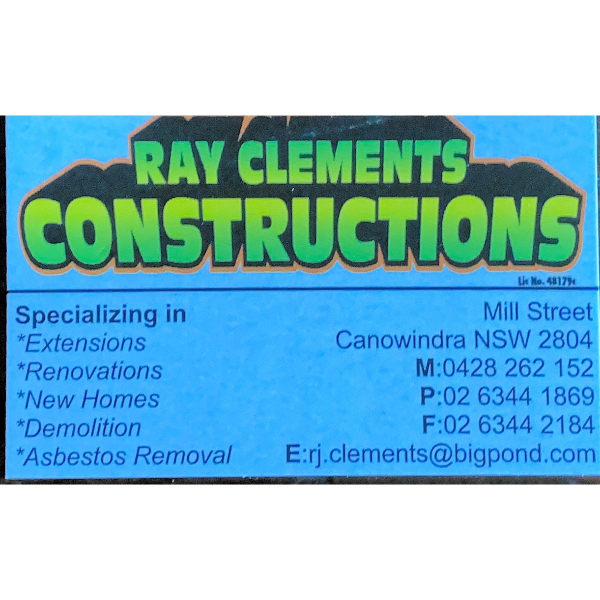 Clements Ray Constructions Logo