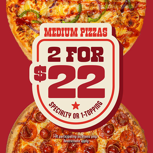 2 Mediums for $22