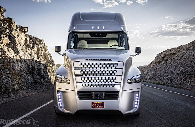 Freightliner Cascadia Front View