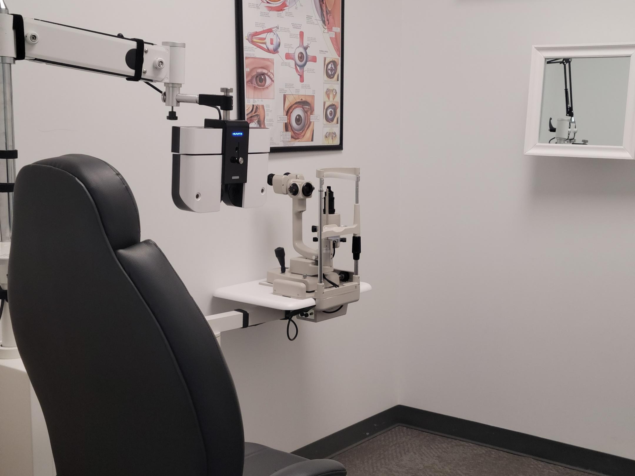 Eye Exam Equipment at Stanton Optical Store Brownsville TX 78520