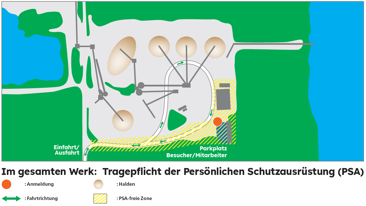 Heidelberg Materials Mineralik, Große Brinkstraße in Stolzenau