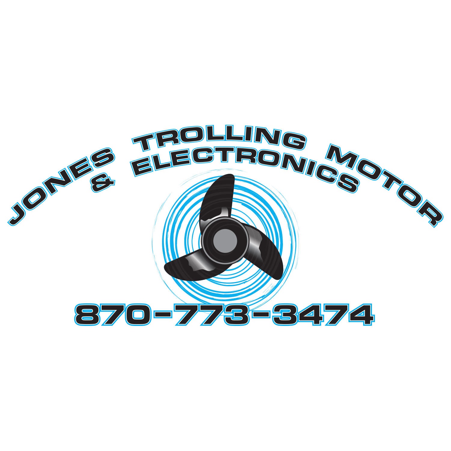 Jones Trolling Motor and Electronic Logo