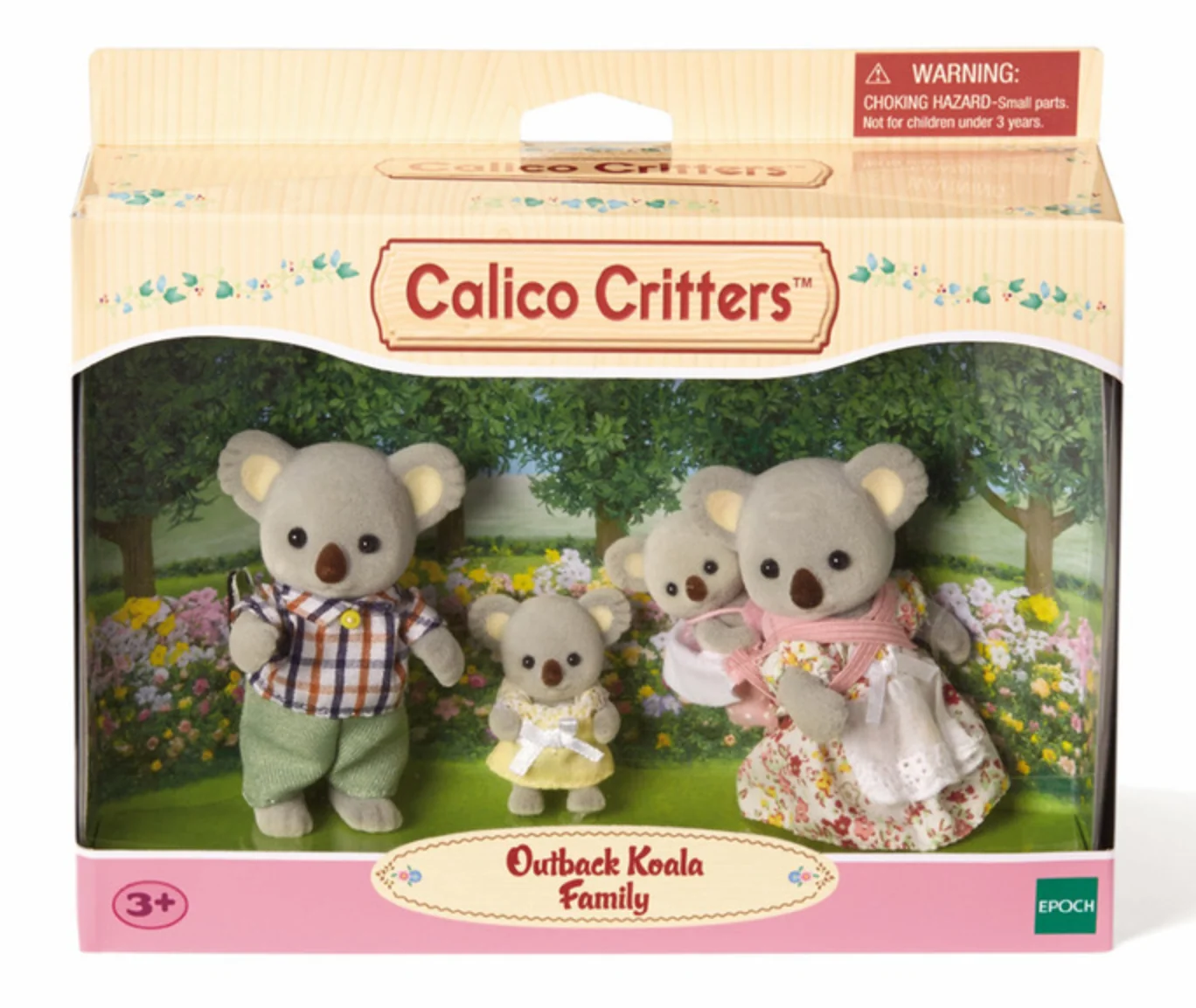 Meet the Calico Critters Outback Koala Family! Sheila, Bruce, Adelaide, and baby Joey inspire imaginative storytelling with their charming personalities, detailed outfits, and love for nature.
