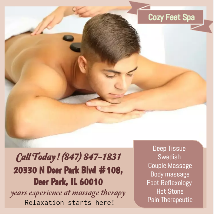 The full body massage targets all the major areas of the body that are most subject to strain and
discomfort including the neck, back, arms, legs, and feet. 
If you need an area of the body that you feel needs extra consideration, 
such as an extra sore neck or back, feel free to make your massage therapist aware and
they will be more than willing to accommodate you.