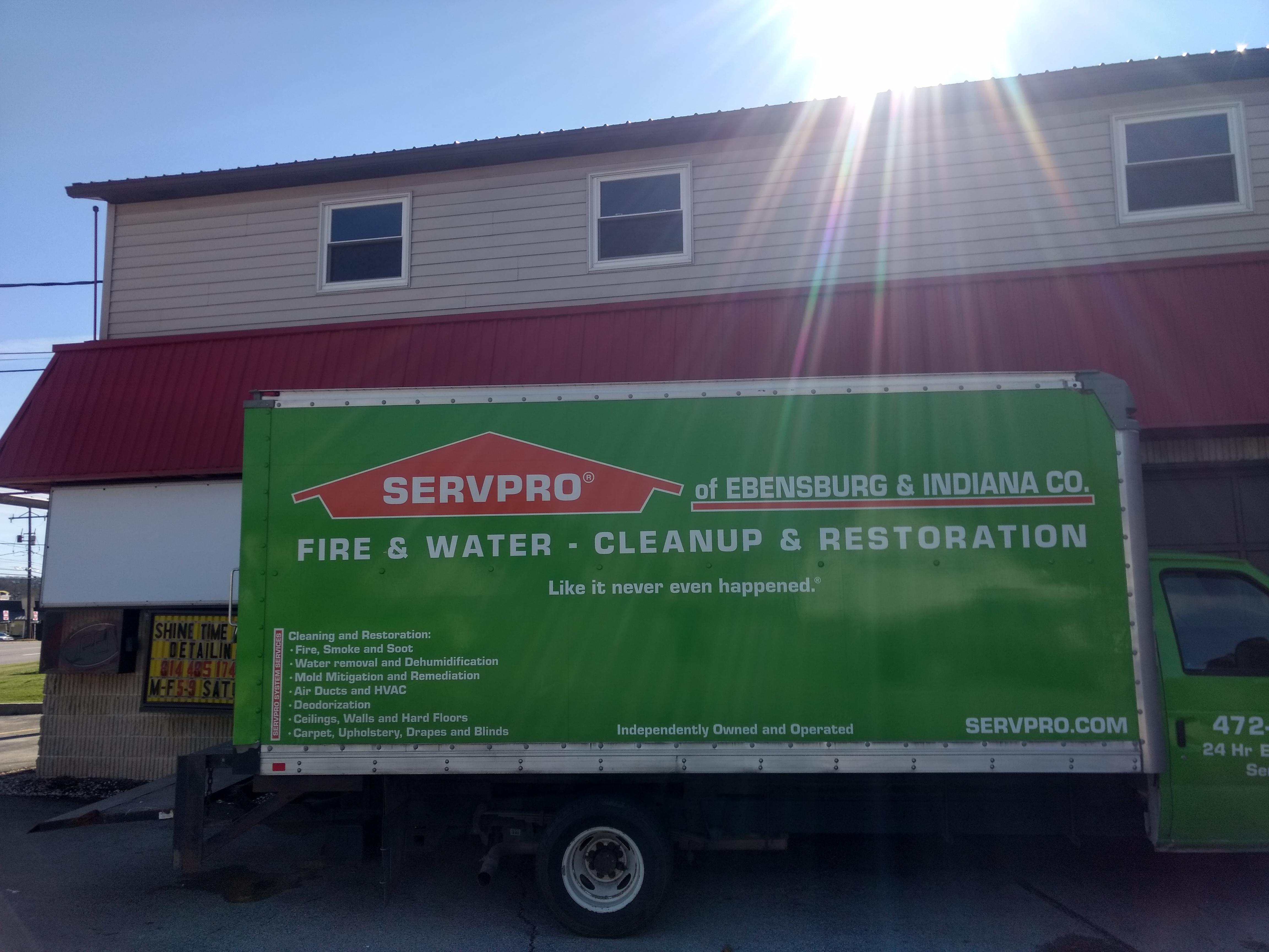 No size loss is too large for our SERVPRO of Ebensburg team!