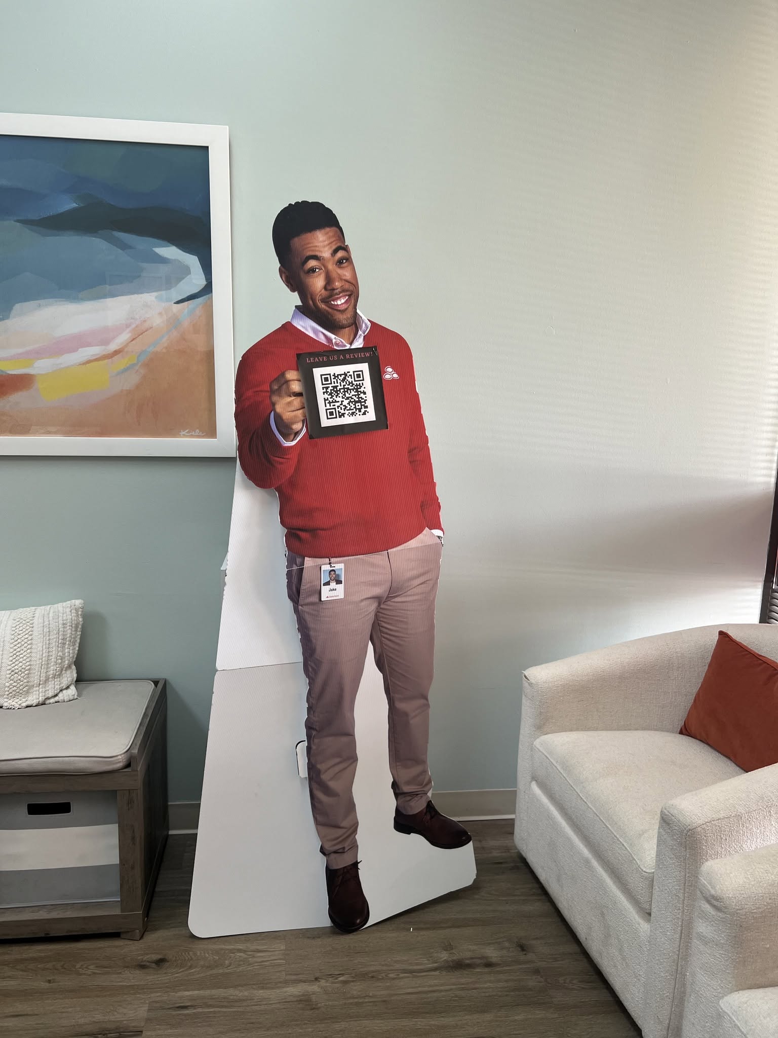 Bring a little fun to your next visit with Christopher Patrick State Farm. Jake is ready for a photo 