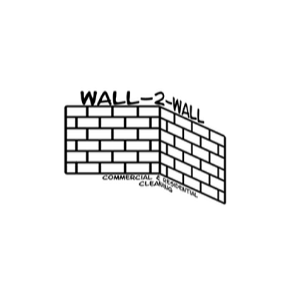 Wall-2-Wall Commercial &amp; Residential Cleaning Service Logo