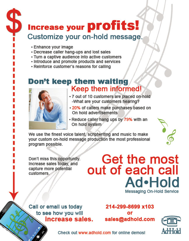 Images Ad-Hold On Hold Telephone Messages