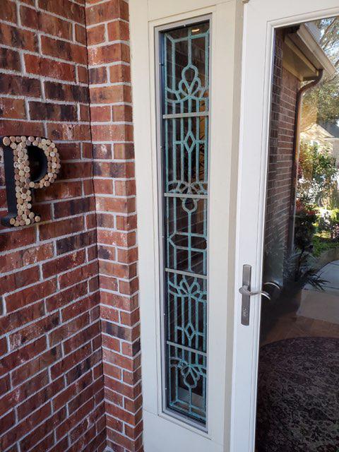 Decorative Faux Iron is the perfect solution for your sidelights. Our team here at Budget Blinds of Katy & Sugar Land have the best installation experts around and can give you exactly what you have been needing for your windows and doors!