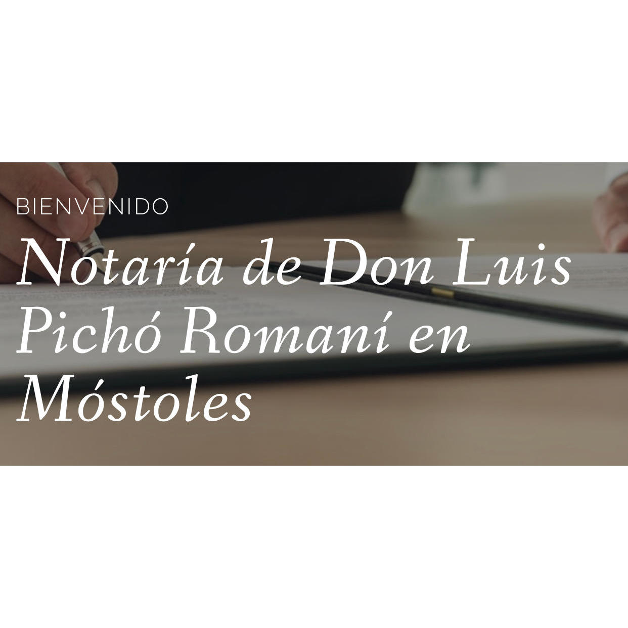 Notaría Móstoles Luis Pichó Romaní Logo